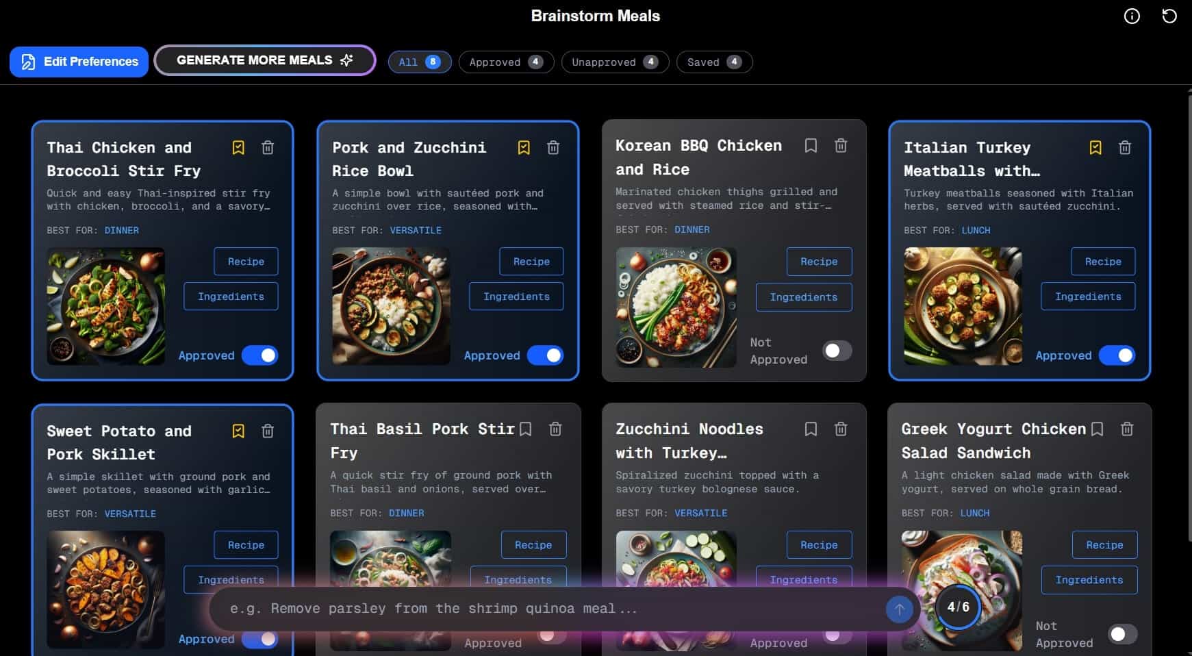 Dialed desktop dashboard